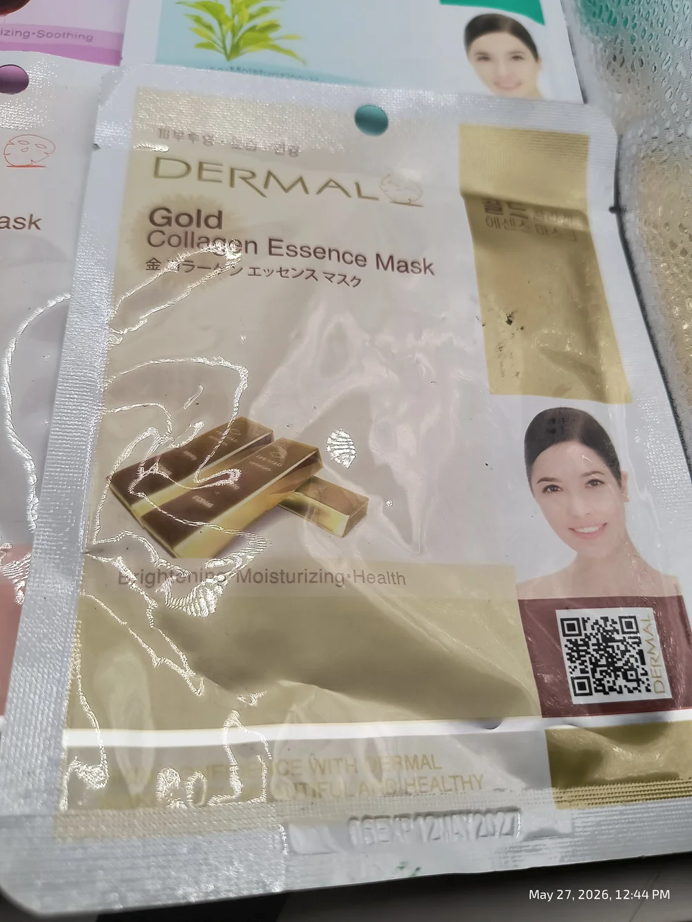 Dermal Collagen Essence Mask Variety Pack 6 CT New Skincare Face Mask
